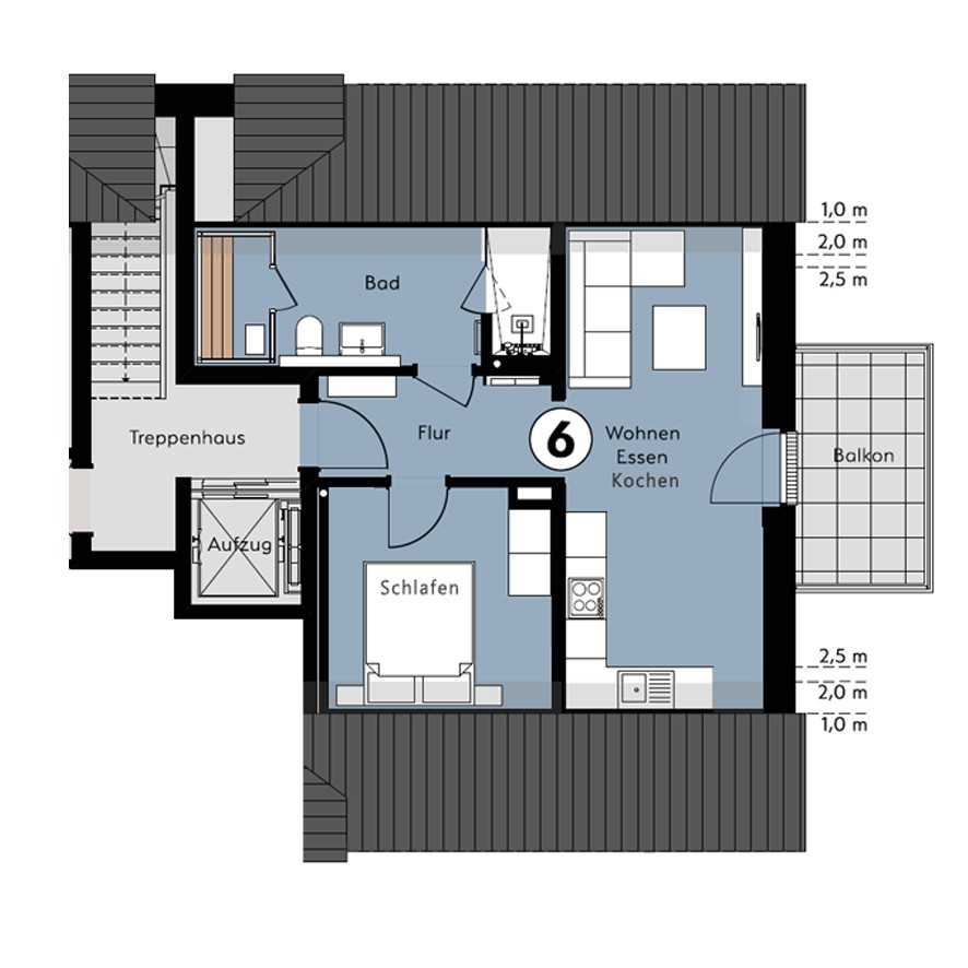 Villa Dornkamp - Wohnung 6