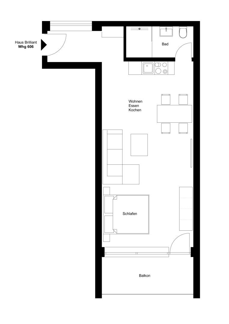 Appartement Brilliant 606