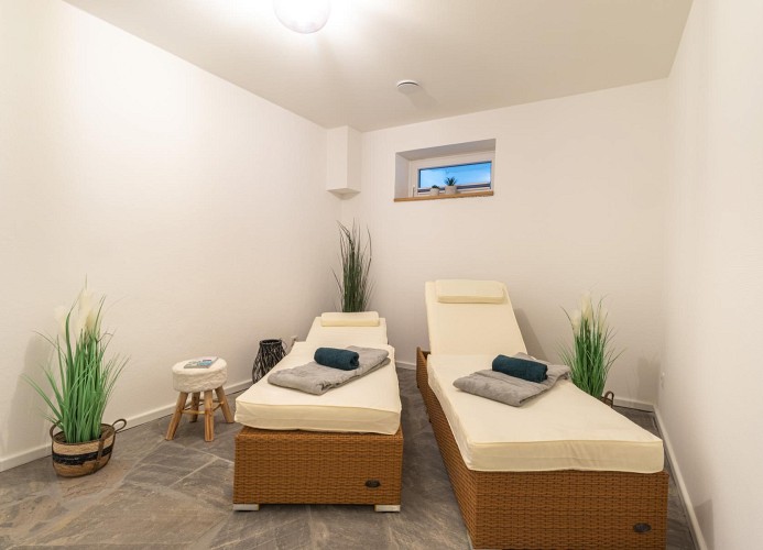Villa BalticBliss auf Rügen - Deine Ferien - Relaxliegen Sauna