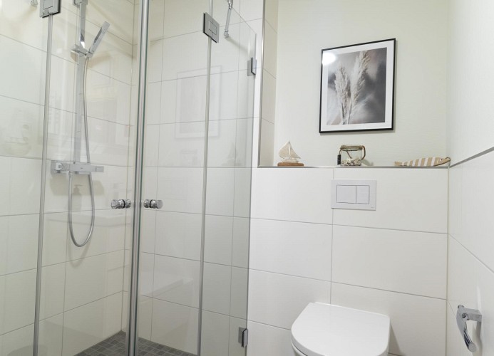 Ferienwohnung Hyggelig - Deine Ferien - ebenerdige Dusche