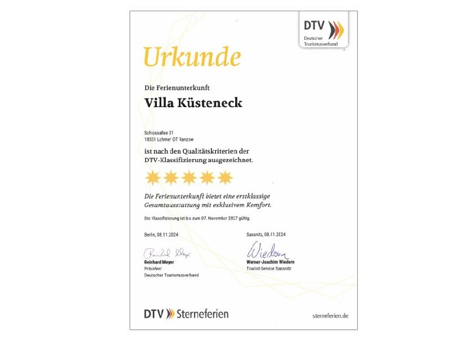 Zertifikat DTV