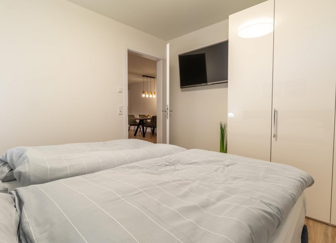 Dorumer Sielhuus 7 - Deine Ferien - Smart-TV im Schlafzimmer