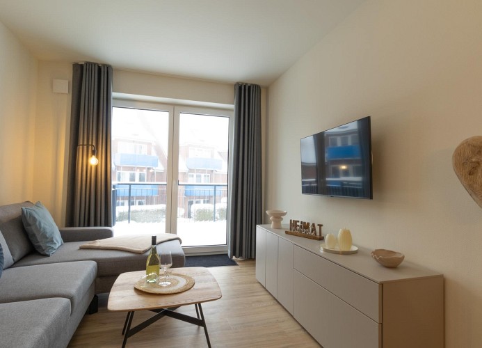 Ferienwohnung Hyggelig - Deine Ferien - großer Flachbildfernseher