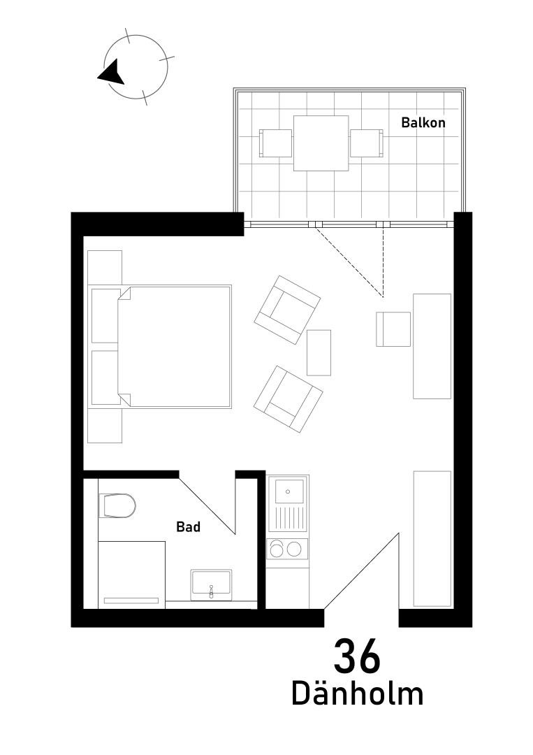 Wreecher Idyll 36 - Deine Ferien - Balkon 