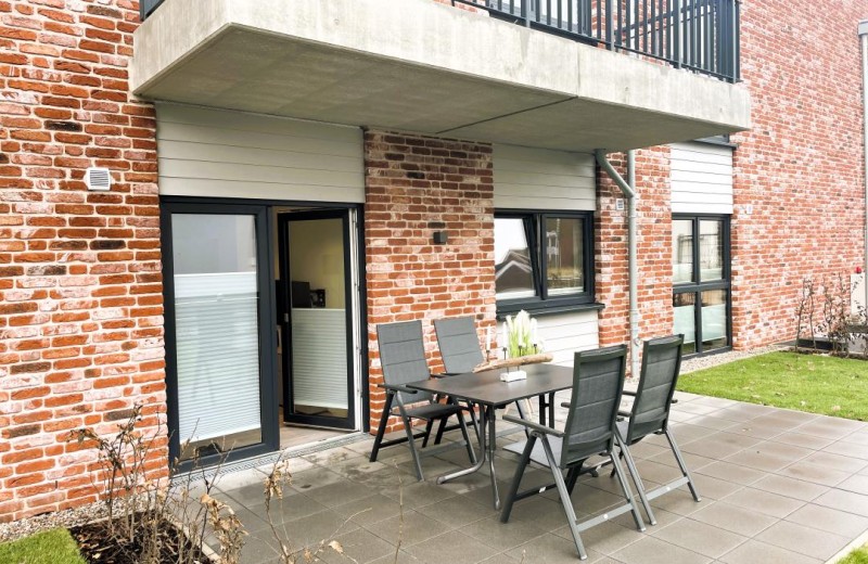 StrandStern - Deine Ferien - Terrasse mit Garten