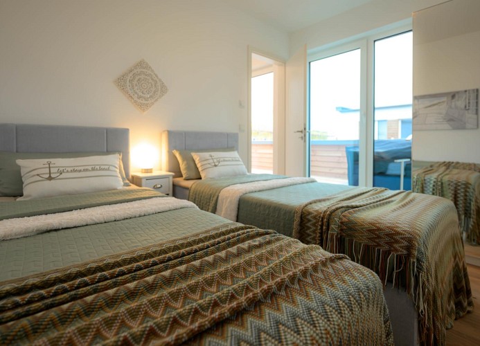 Deichbude Tossens - Deine Ferien - Schlafzimmer 