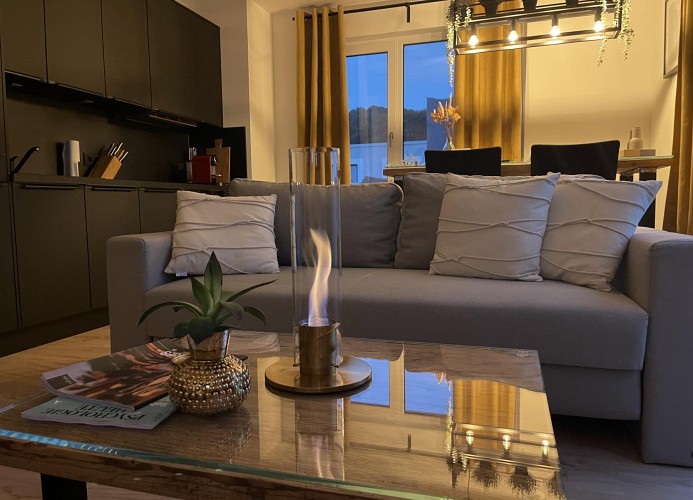 Appartement Kastella - Deine Ferien - Wohnlandschaft