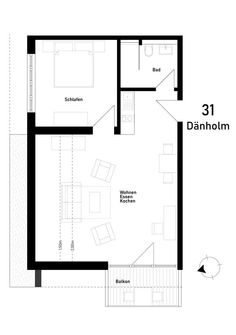 Wreecher Idyll 31 - Deine Ferien - Balkon 