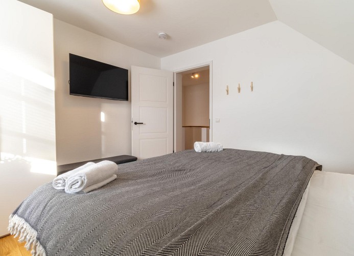 Villa Küsteneck - Deine Ferien - Smart-TV im Schlafzimmer