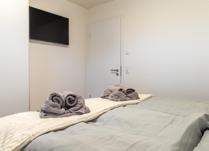 Nordseebrise Dorum - Deine Ferien - Smart-TV im Schlafzimmer