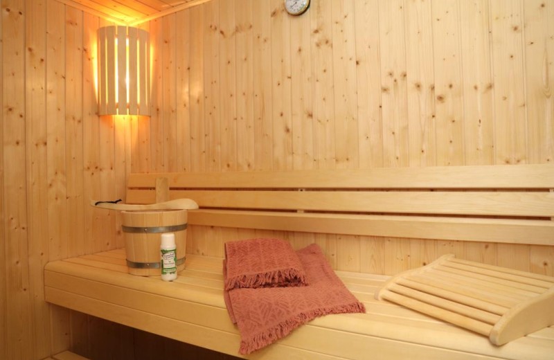 Sauna im großen Badezimmer