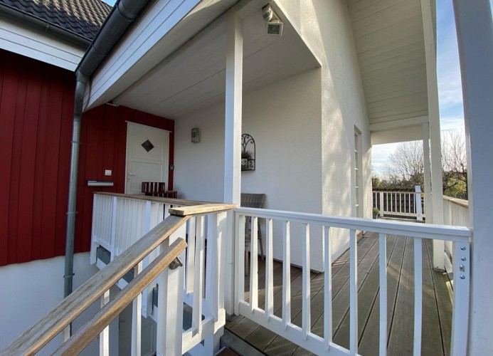 Treppenaufgang zur Terrasse