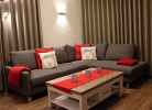 Ankerplatz Sielhuus - Deine Ferien - Wohnbereich mit Fernseher und Gaskamin