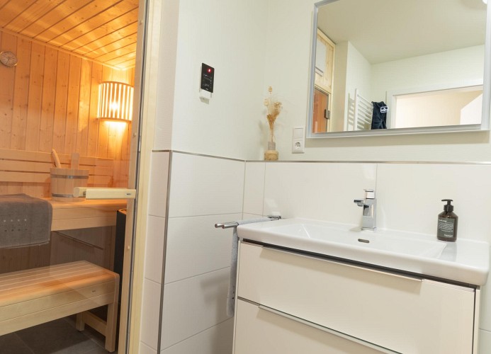 Ferienwohnung Hyggelig - Deine Ferien - Saunabereich