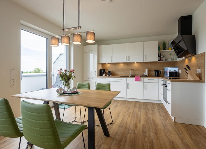 Penthouse 18 - Deine-Ferien - Essbereich/Küche