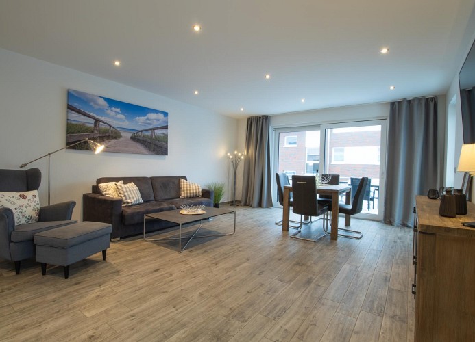 Ferienwohnung Suite Relax - Deine Ferien - offener Wohnbereich