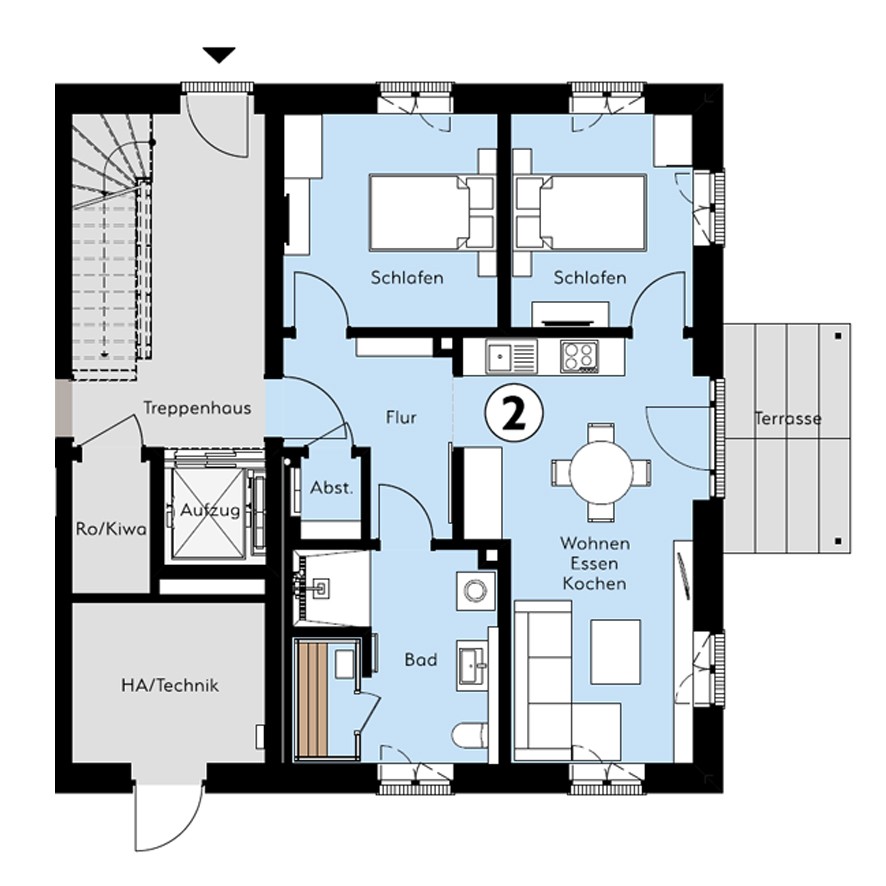 Villa Dornkamp - Wohnung 2