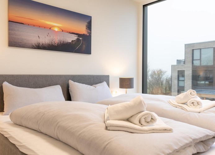 BeltBlick 22 - Deine Ferien - Boxspringbett - Schlafzimmer 1