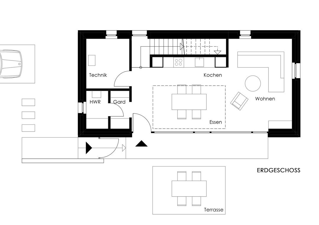 Haus am Weg - Deine Ferien - Terrasse