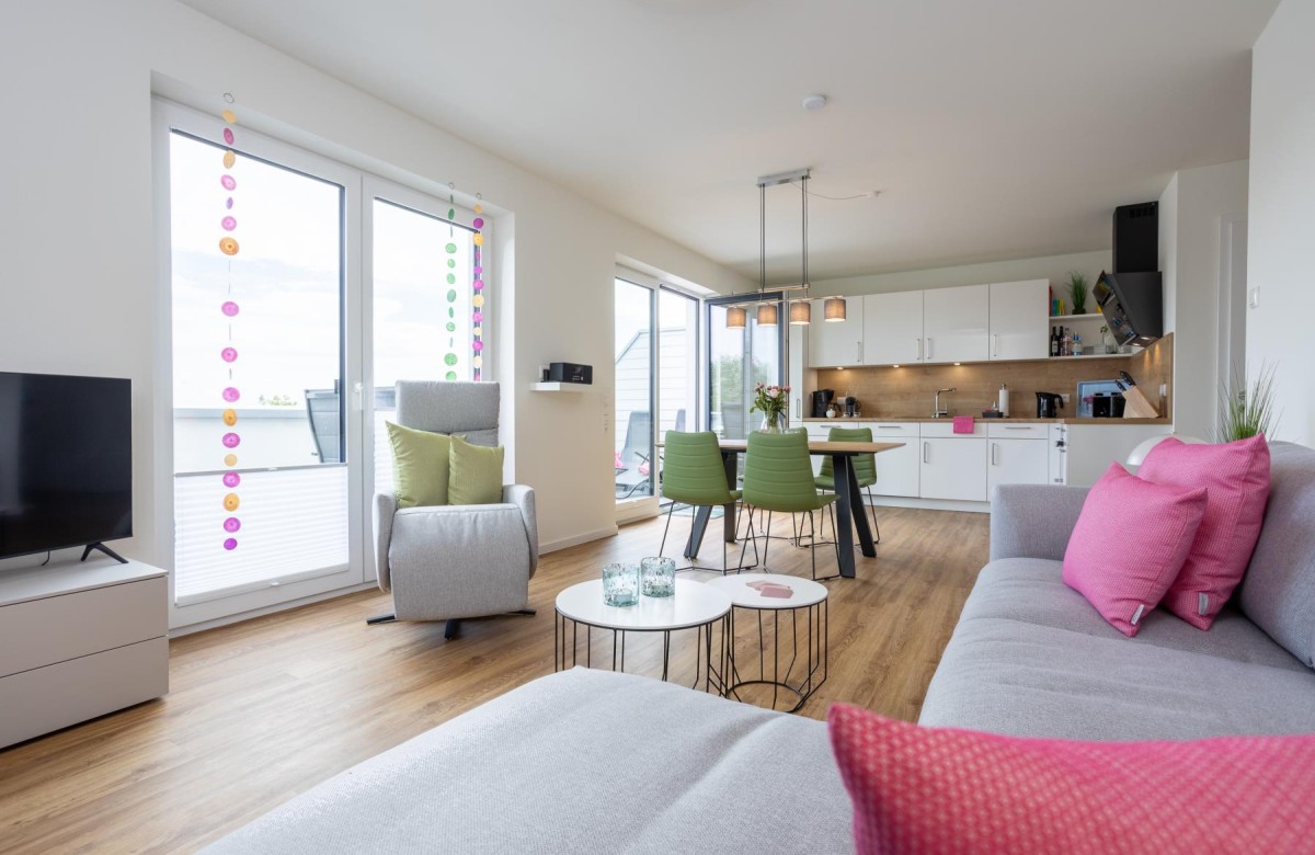 Penthouse 18 - Deine-Ferien - Wohnbereich
