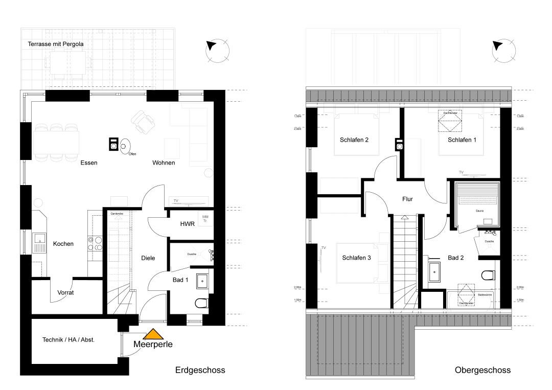 Ferienhaus Meeperle - Deine Ferien - Sauna