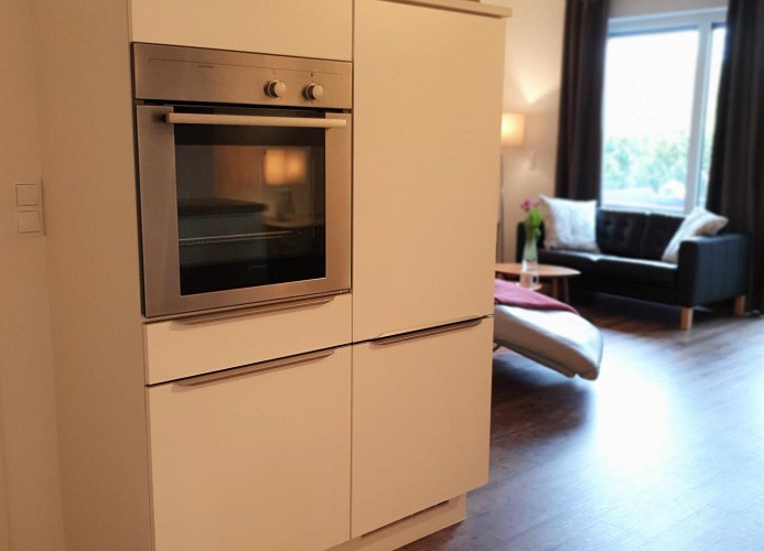 Ferienwohnung RAWE-West - Deine Ferien - offene Küche