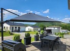 Diemelblick 17 - Deine Ferien - großer Sonnenschirm - Terrasse