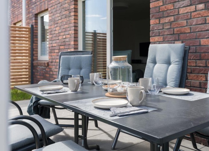 Ferienhaus Meeperle - Deine Ferien - Terrasse