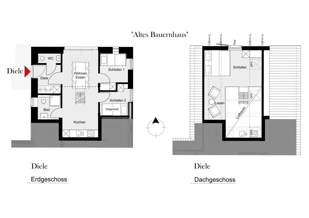 Altes Bauernhaus - Diele
