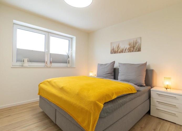 Ferienwohnung Hyggelig - Deine Ferien - Boxspringbett