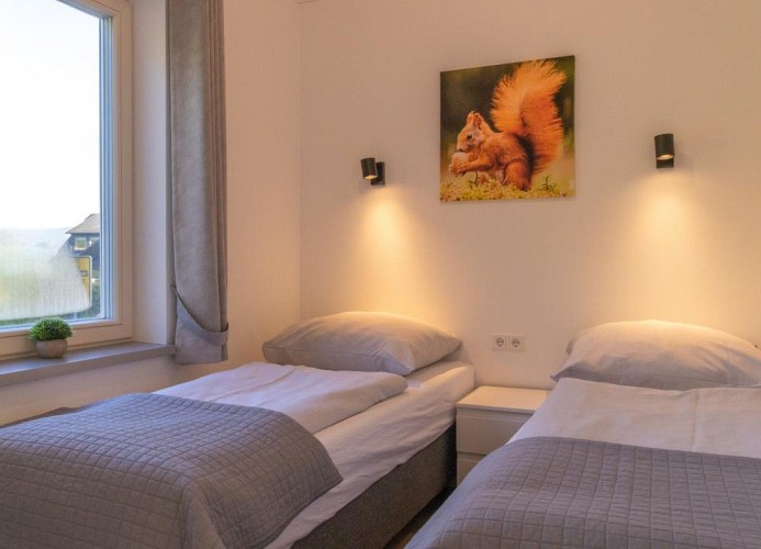 Naturverliebt am Diemelsee-Bergblick - Deine Ferien - Schlafzimmer 2 Einzelbetten