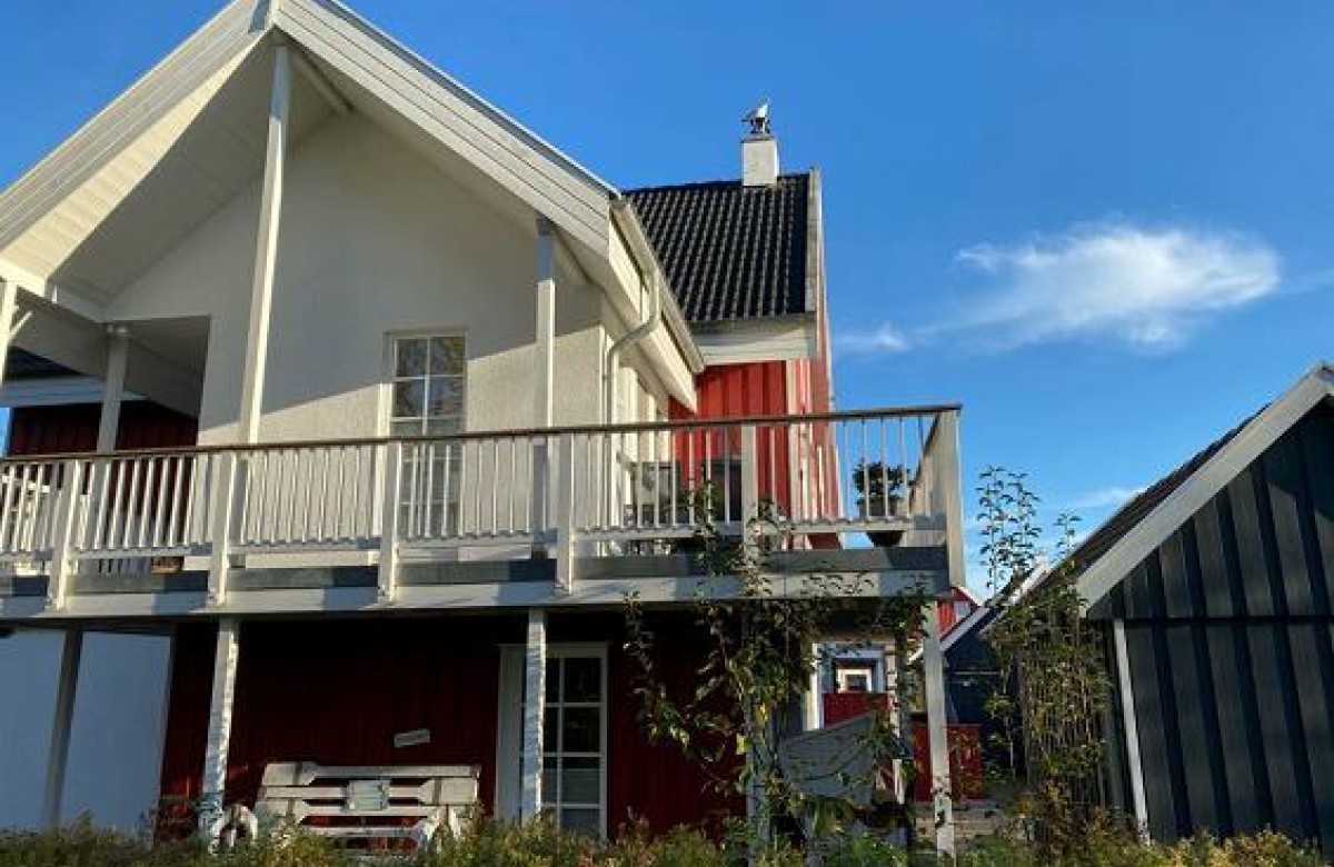 Das Ferienhaus von vorn