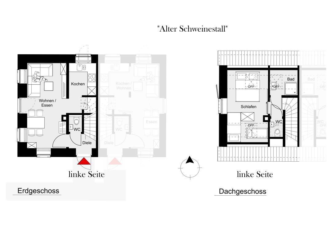 Alter Stall - linke Seite