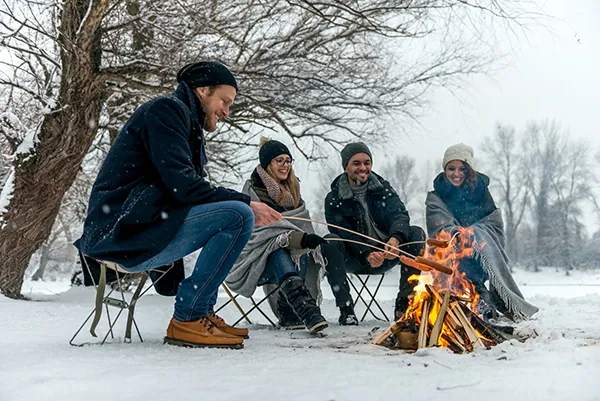 Lagerfeuer in in Winterberg